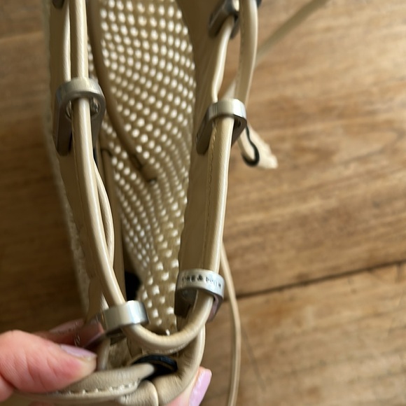 👜 Authentic Rag & Bone Dayton Crochet Bucket Bag – “Natural Net” - Picture 11 of 12